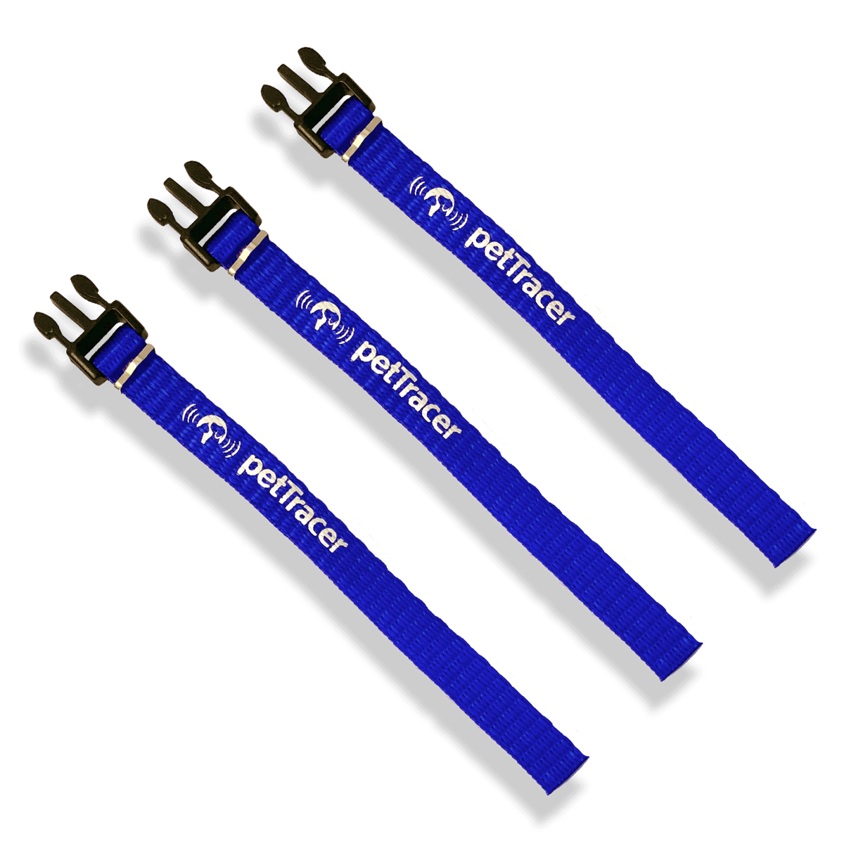 3 x blaue Sicherheitsverschluss-Bänder